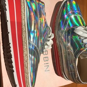 Cape Robbin Silver Multi Color Shoes